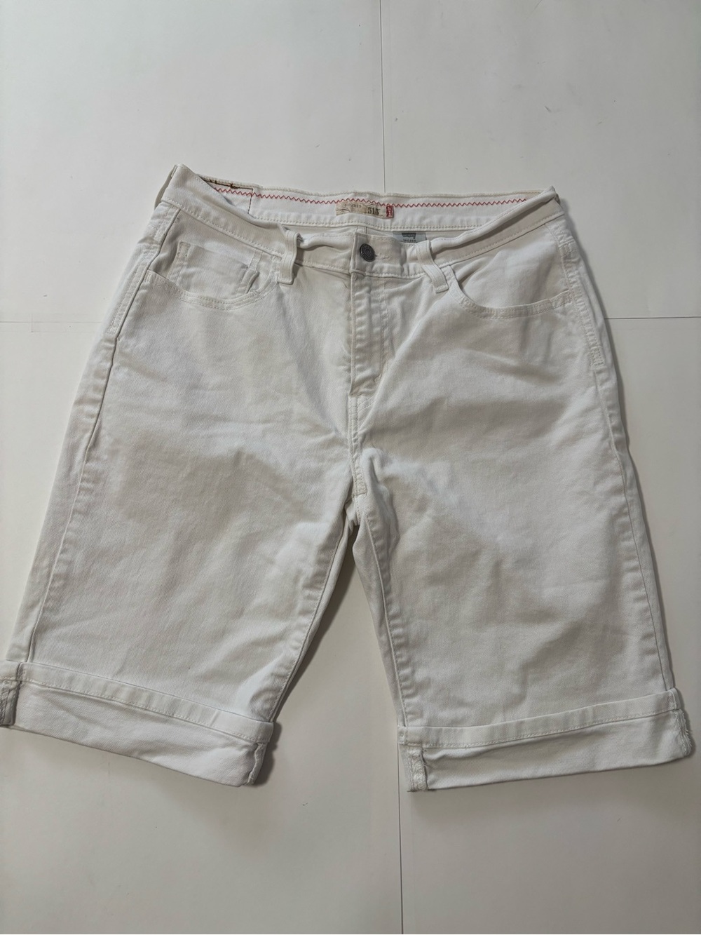 Women’s Levi 515 Shorts Size 10 White